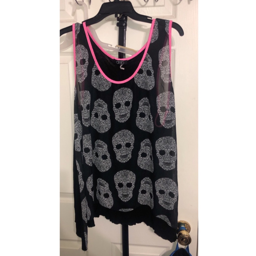 Skull tank top